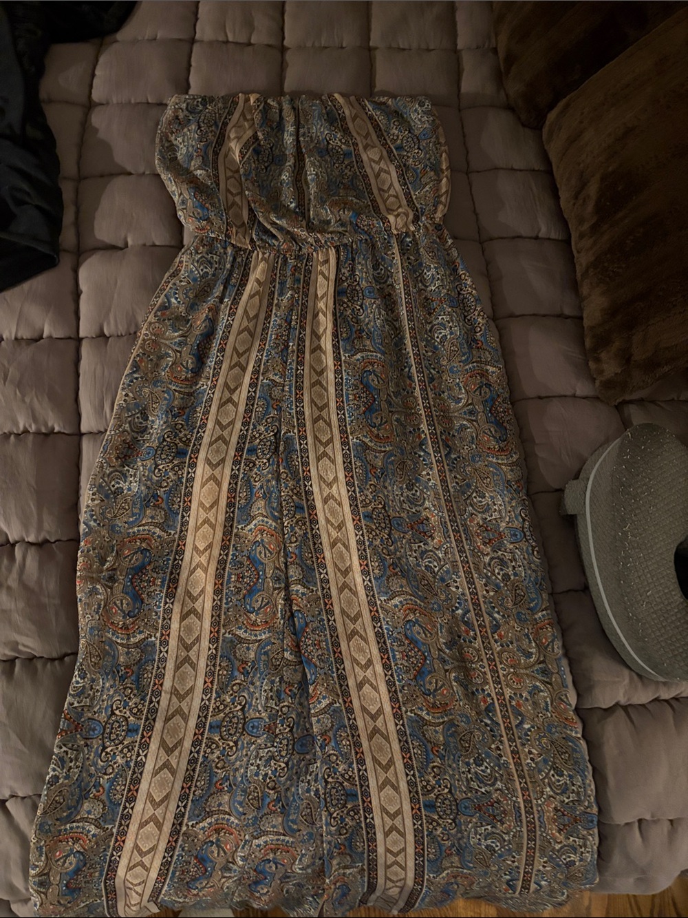 Boho Strapless romper